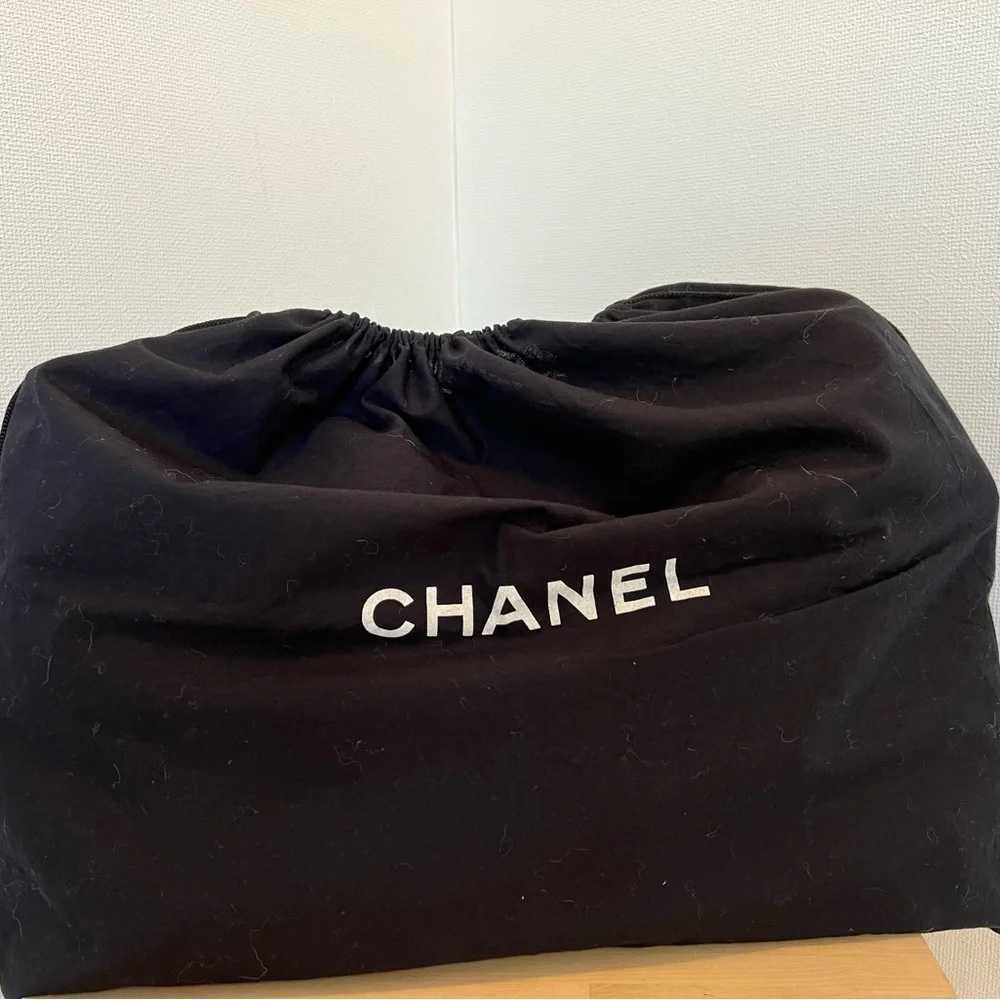 Chanel cocoon large black quilted nylon tote leather details 100% authentic - Picture 10 of 17